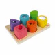 Wood Shapes & Sounds 6 Block Puzzle - Image 3