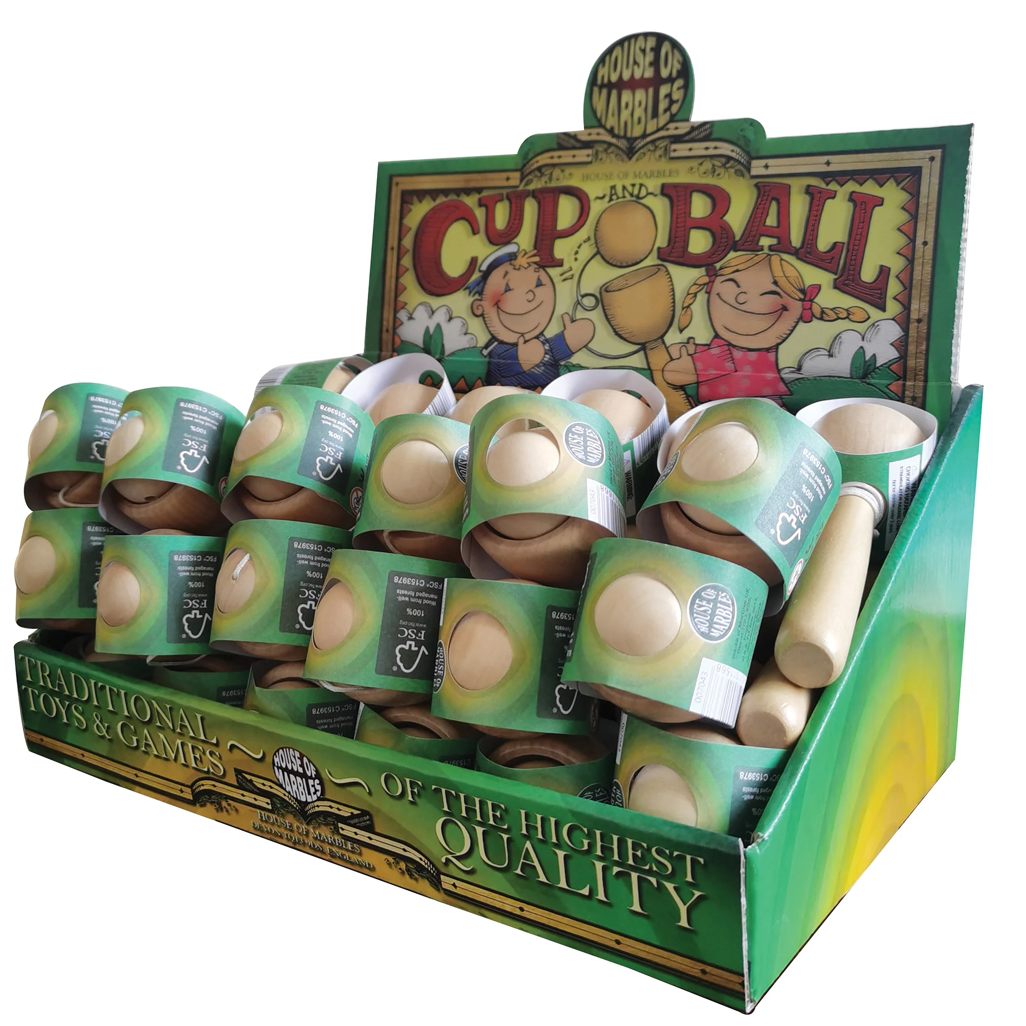 Wooden Cup & Ball - Image 2